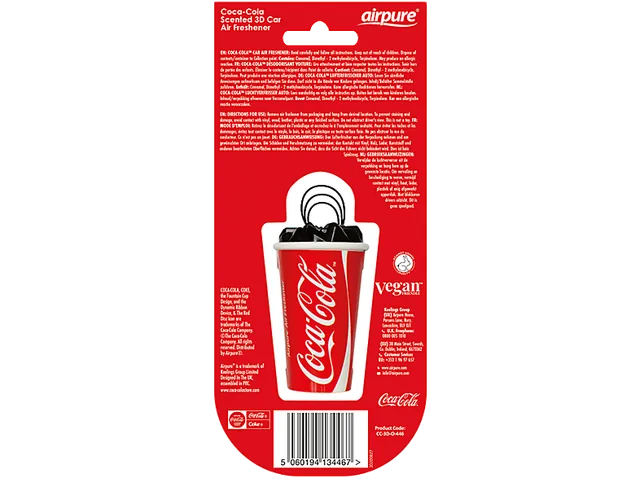 Parfum masina Airpure sticla 3D Coca-Cola original, imagine produs