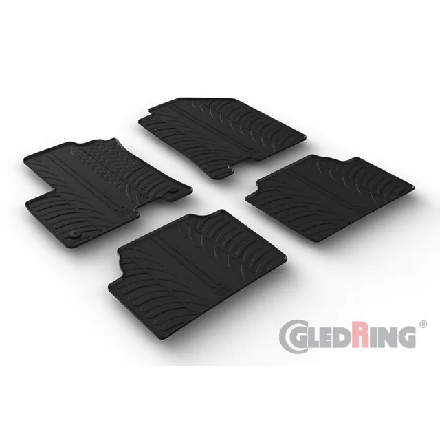 Covorase auto dedicate din cauciuc Gledring GL0624 compatibil cu Kia e-Niro, imagine produs