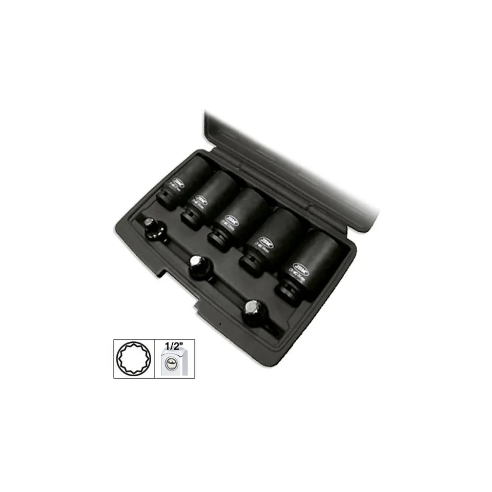 Trusa tubulare impact set de 8 tubulare si capete XZN 1/2 JBM, imagine produs