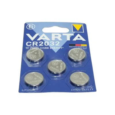 Baterii Varta CR2032 3V set 5 buc 06032101415, imagine produs