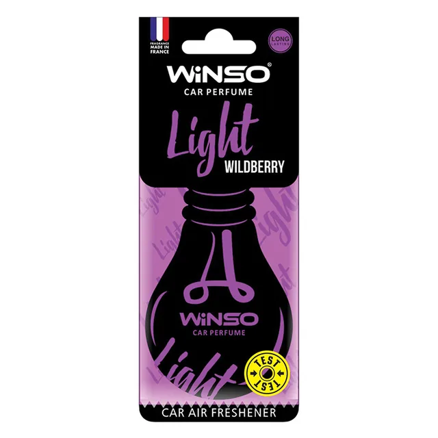 Odorizant auto Winso Light card Wildberry 533100, imagine produs