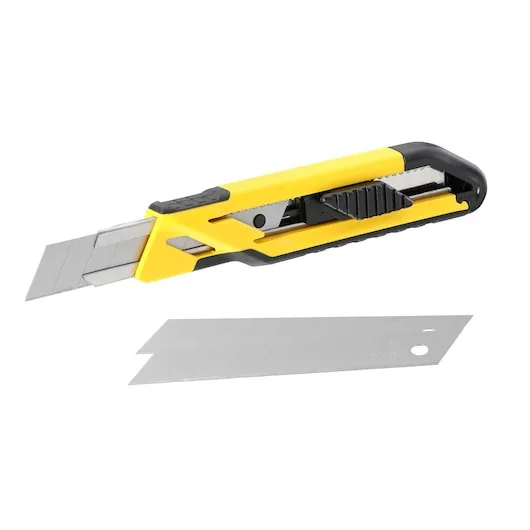 Cutter glisant 18 mm cu 3 lame Stanley STHT102660, imagine produs