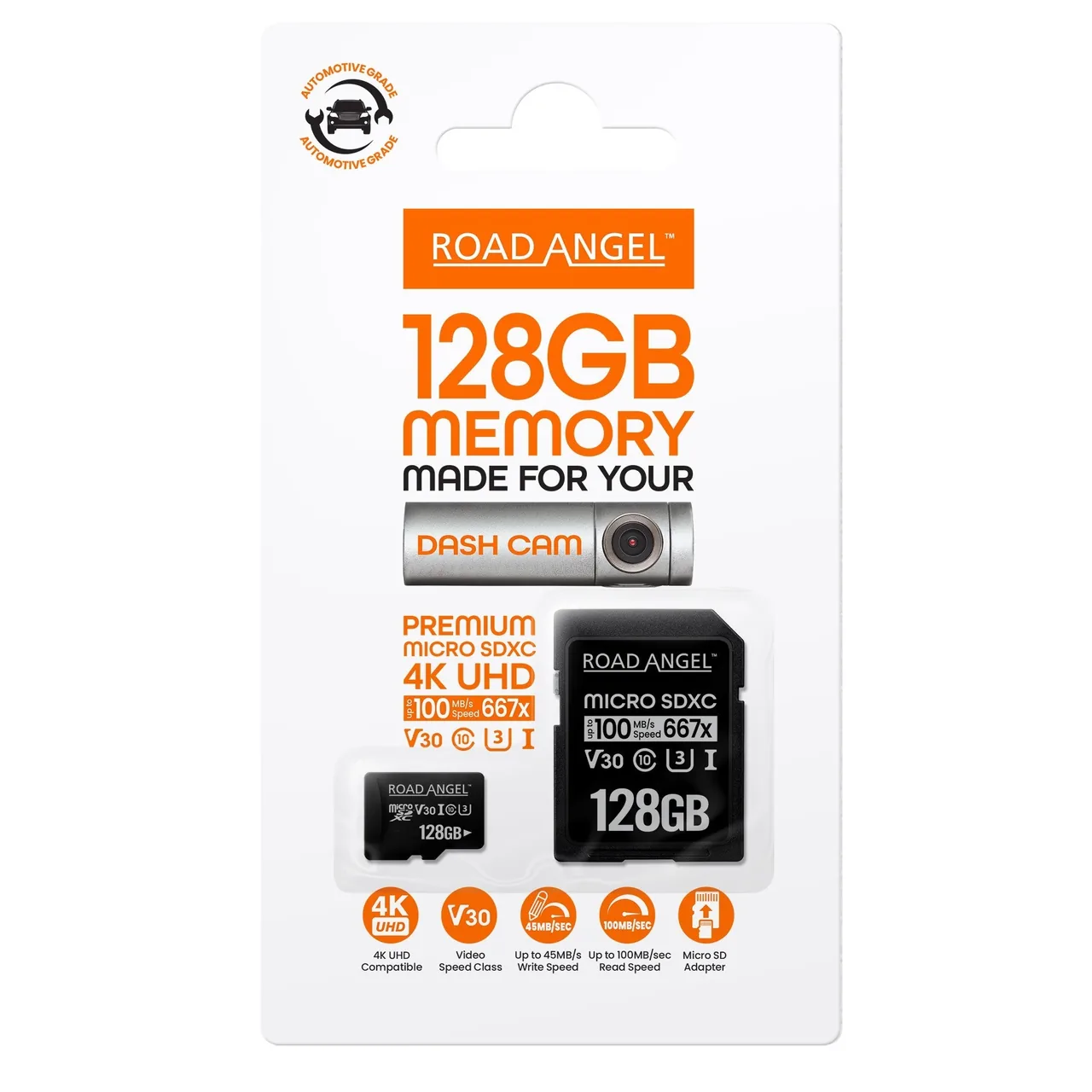 Card de memorie MicroSD Road Angel RSD128, imagine produs