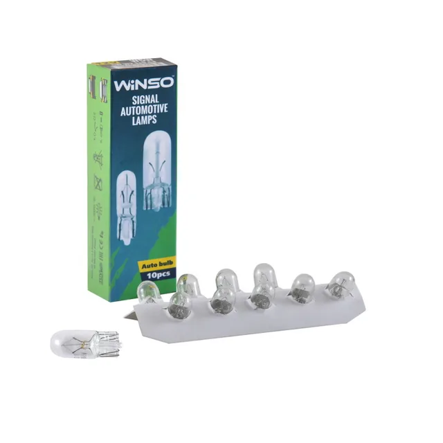 Bec halogen 12V 5W Winso W5W W2.1x9.5d 713230, imagine produs
