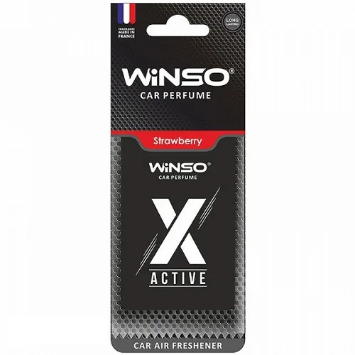 Odorizant auto card Winso X Active Card Strawberry 533570, imagine produs