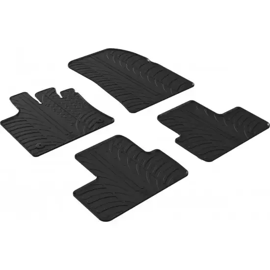 Covorase auto dedicate cauciuc Gledring GL0028 compatibil cu Mitsubishi ASX Renault Captur, imagine produs
