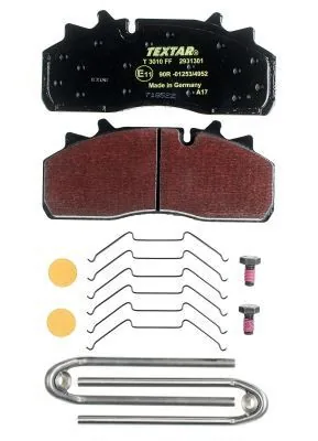 Placute frana fata set Textar 2931301, imagine produs
