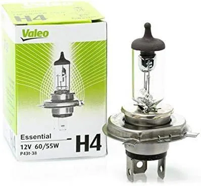 Bec H4 halogen Valeo Essential 12V 60/55W P43t-38 032007, imagine produs