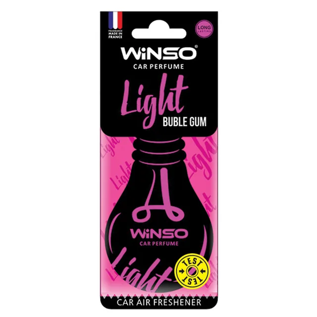 Odorizant auto Winso Light card Buble Gum 381100, imagine produs