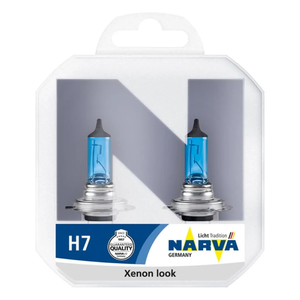 Becuri H7 set 2 becuri far 55W 12V Range Power White Narva, imagine produs