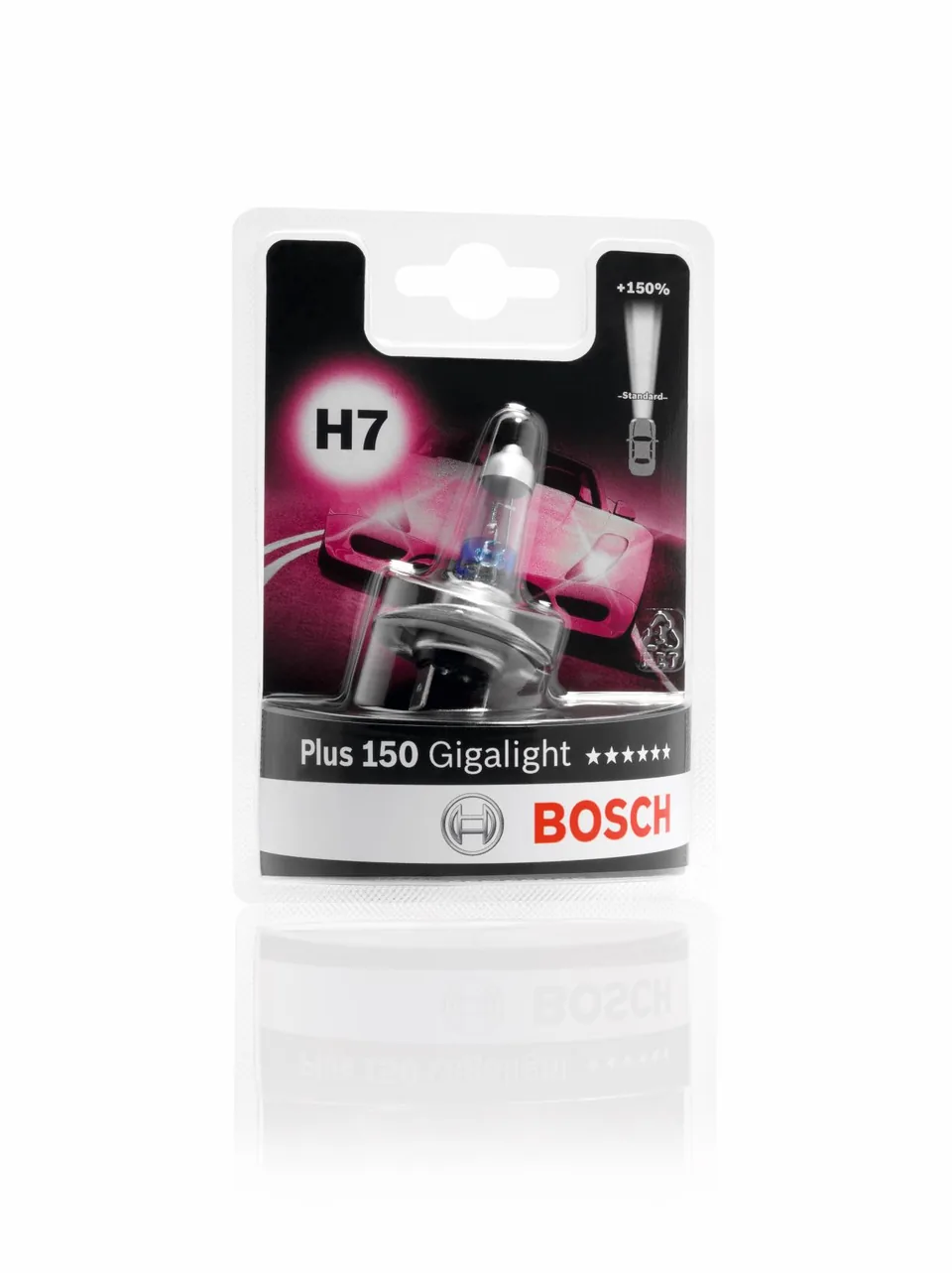 Bec H7 halogen 12V 55W Bosch Gigalight Plus 150 1987301137, imagine produs