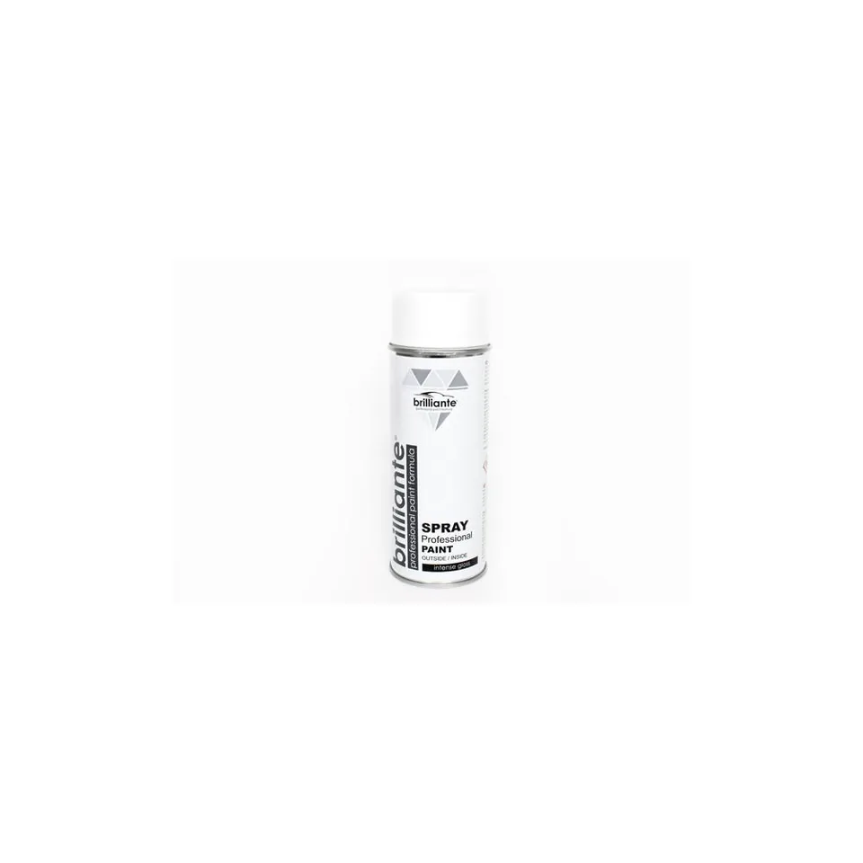 Vopsea spray alb pur lucios RAL 9010 Brilliante 400ml, imagine produs
