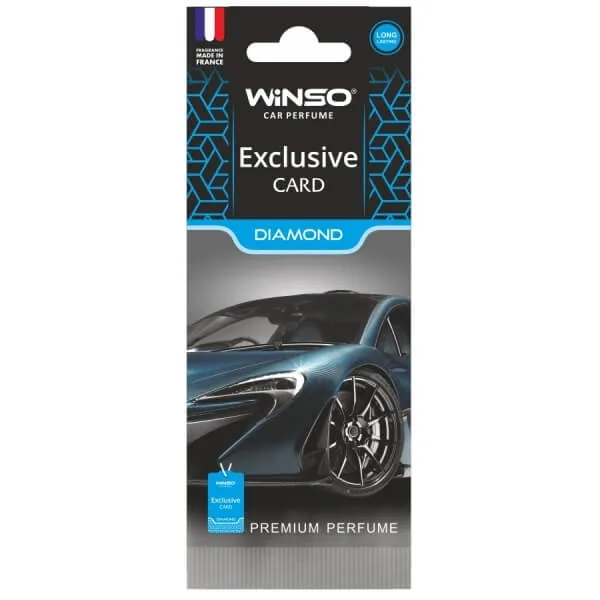 Odorizant auto card Winso Exclusive Card Diamond 533120, imagine produs