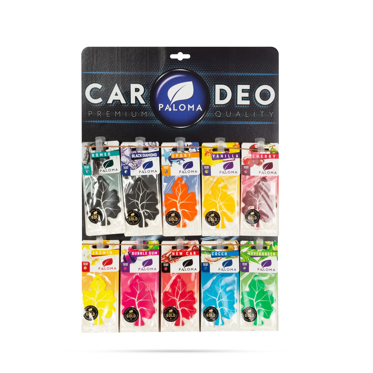 Odorizante auto Paloma Gold set 90 buc 81537, imagine produs