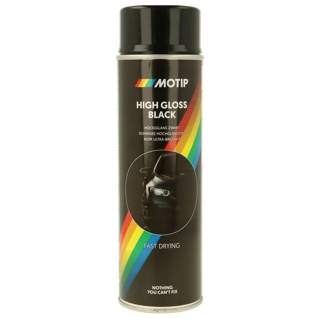 Vopsea spray Motip negru lucios 04005, imagine produs