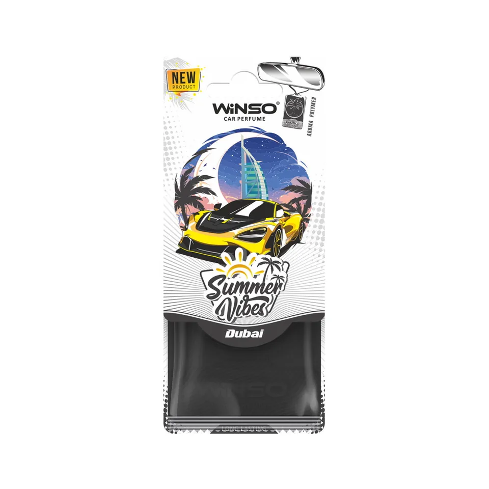 Odorizant auto card Winso Dubai 990040, imagine produs