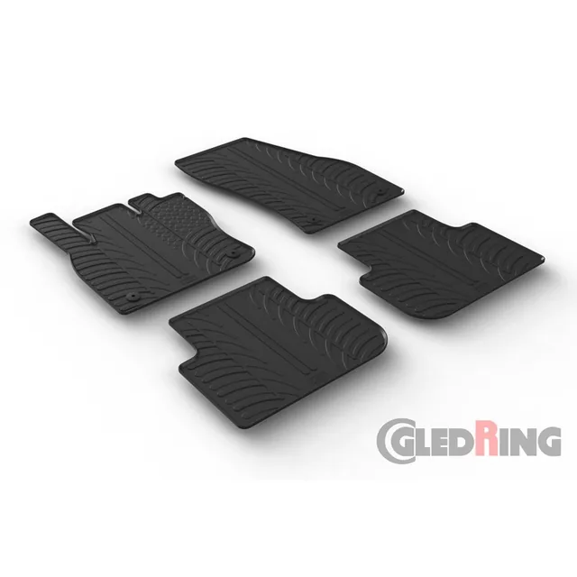 Covorase auto dedicate din cauciuc Gledring GL0646 compatibil cu Volkswagen Tiguan, imagine produs