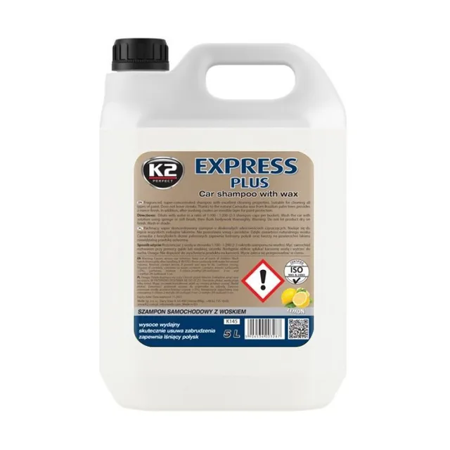 Sampon auto cu ceara K2 Express Plus 5L, imagine produs