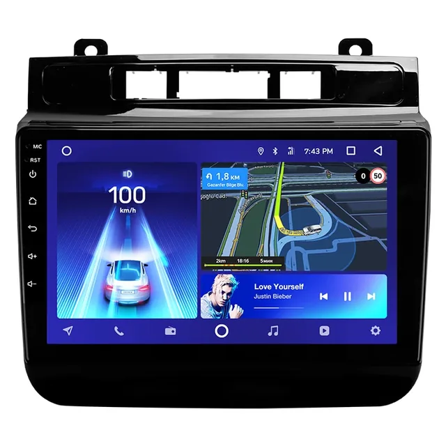 Navigatie auto android Teyes CC2 Plus pentru Volkswagen Touareg 2 (2010-2018) - Android, 4+64GB, 4G, Varianta A, imagine produs