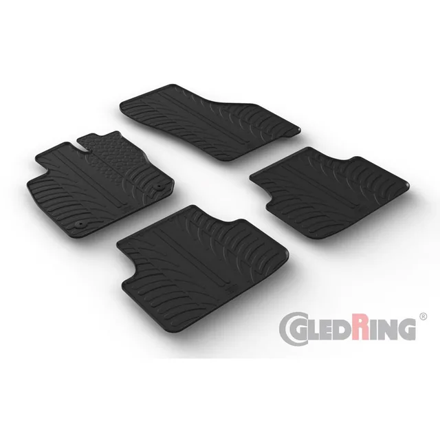 Covorase auto dedicate cauciuc Gledring GL0316 compatibil cu Seat Cupra Leon IV 2020, imagine produs