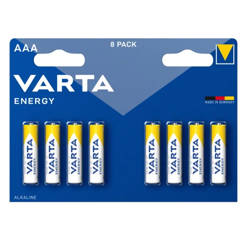 Baterii alcaline AAA 1.5 V 8 buc Varta Energy 4103229418, imagine produs