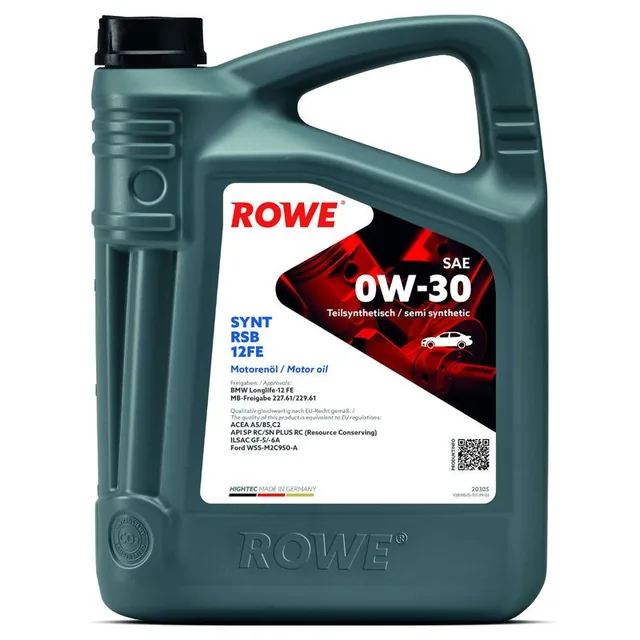 Ulei 0w30 Rowe Hightec Synt RSB 12FE 5L, imagine produs