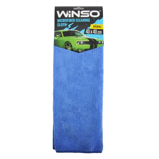 Laveta microfibra auto 40x40 cm albastra Winso 150300, imagine produs