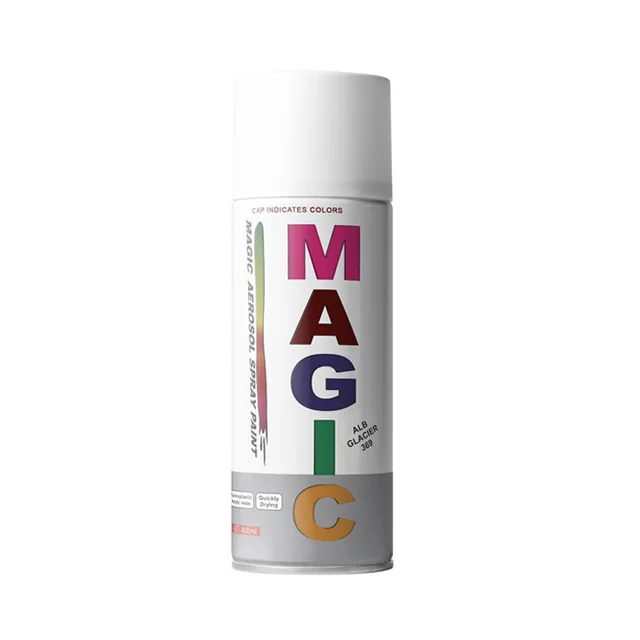 Vopsea spray Alb Glacier 369 Magic 400 ml, imagine produs