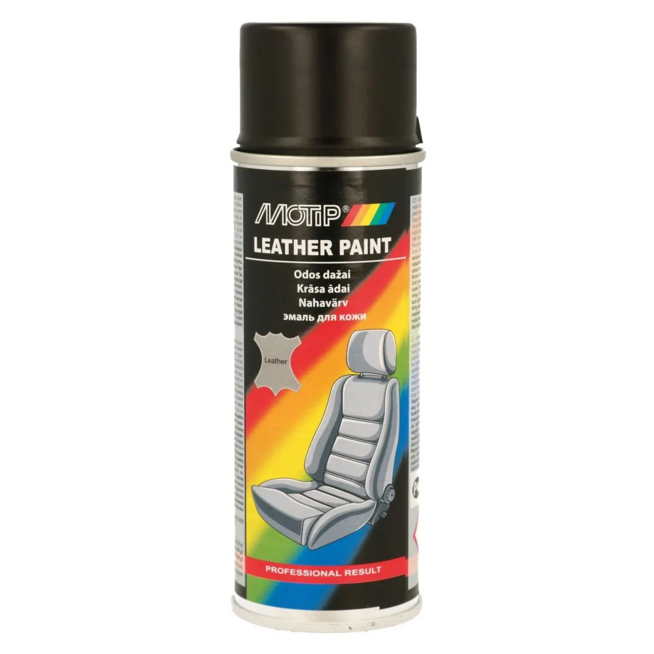 Vopsea piele auto negru Motip 382436 200 ml, imagine produs