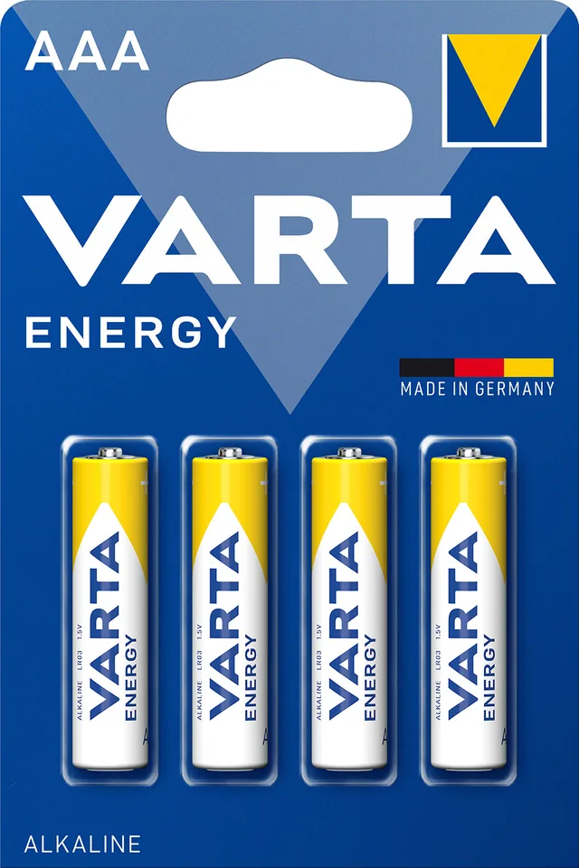 Baterii Varta Energy AAA 1.5V R3 set 4 buc 04103229414, imagine produs