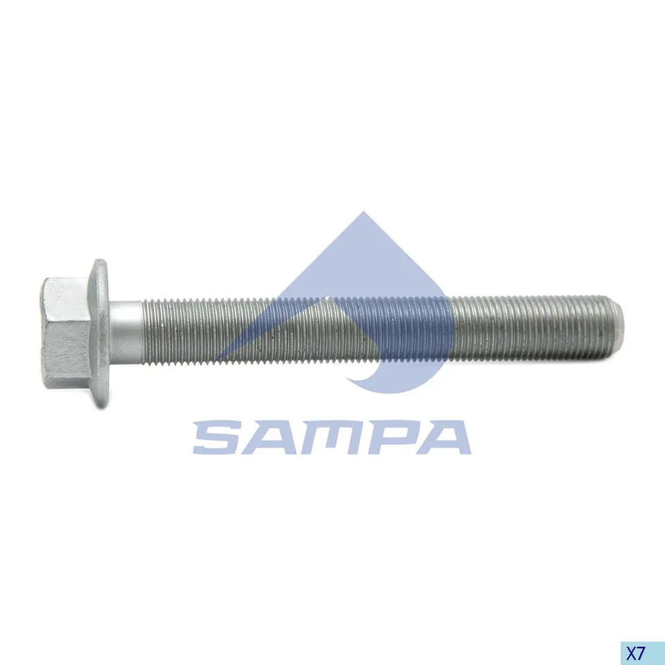 Surub amortizor vagon M16x1.5 138.4 mm Sampa 092490, imagine produs