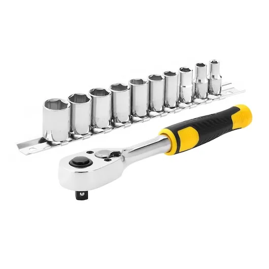Cheie cu clichet si tubulare 1/4 in 72 dinti 11 buc Stanley STMT826660, imagine produs