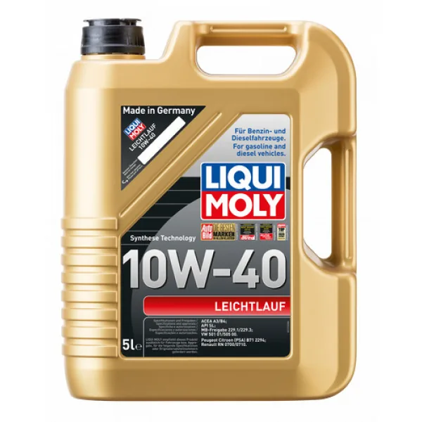Ulei 10w40 Liqui Moly Leichtlauf Citroen Peugeot 5L, imagine produs