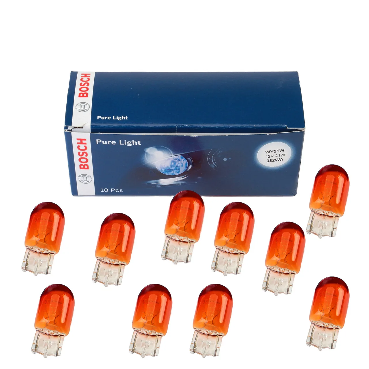 Bec Bosch Pure Light WY21W 12V 21W W3x16d 1987302222, imagine produs