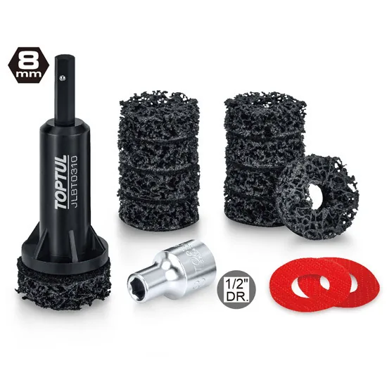 Set polizor butuc roata 14 buc Toptul JGAS1401, imagine produs