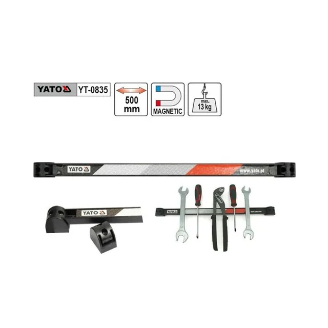 Suport magnetic 500 mm 13 kg Yato YT0835, imagine produs