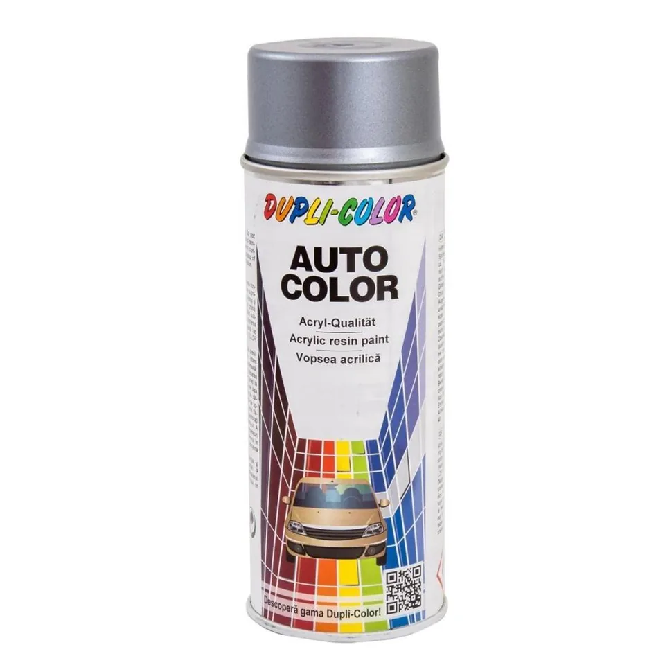 Vopsea spray auto Dacia gri cuart metalizata DUPLI-COLOR, imagine produs