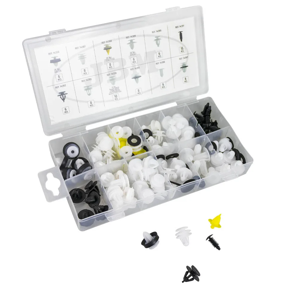 Clipsuri auto set pentru panouri de usa JBM 53713 compatibil cu Citroen Peugeot, imagine produs