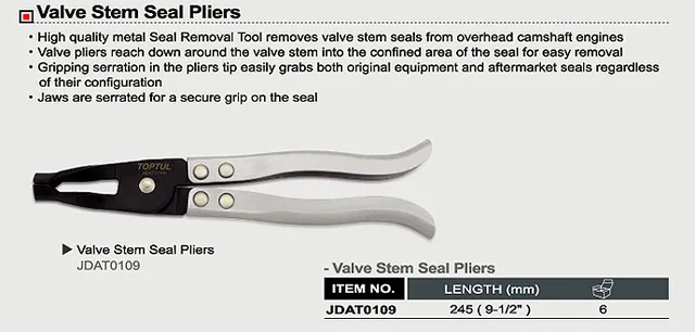 Cleste valve 245 mm Toptul JDAT0109, imagine produs