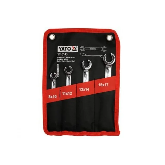 Set chei auto inelare conducte 8-17 mm 4 piese Yato YT0143, imagine produs