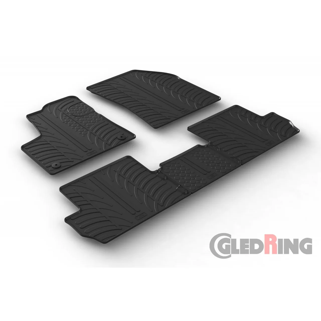 Covorase auto dedicate cauciuc Gledring GL0163 compatibil cu Peugeot 3008 09.2016, imagine produs