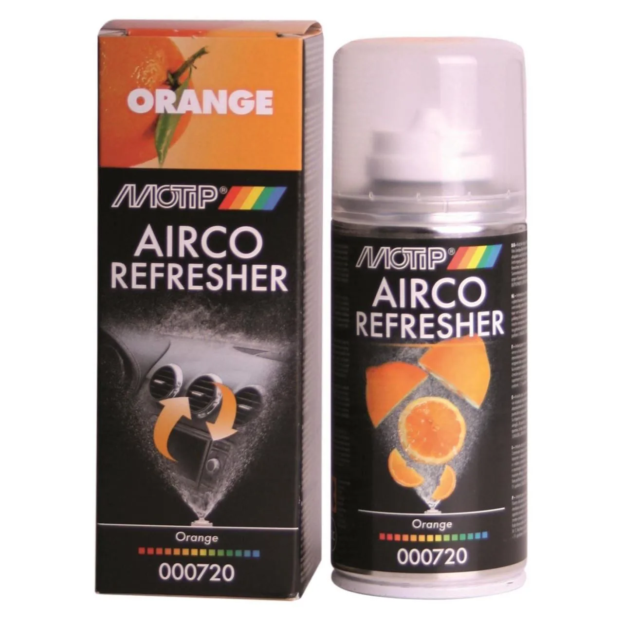 Spray igienizare ac auto portocala Motip 150 ml, imagine produs