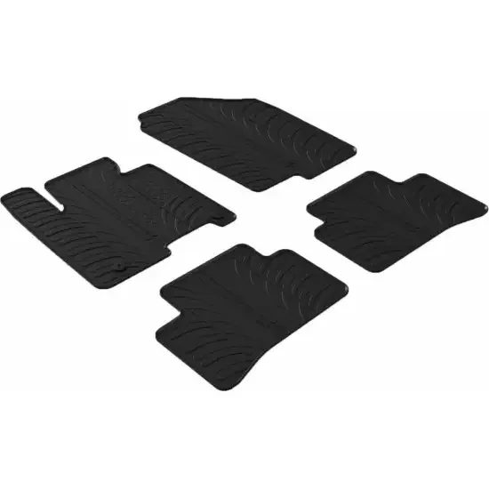 Covorase auto dedicate cauciuc Gledring GL0419 compatibil cu Hyundai Tucson SUV MHEV 10.2020, imagine produs
