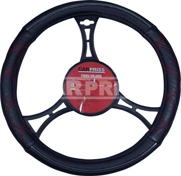 Husa volan Carpriss 79323331 negru crom 37-39 cm, imagine produs